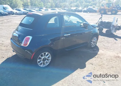 2017 Fiat 500C Pop from USA, damaged, VIN 3C3CFFLR3HT621230